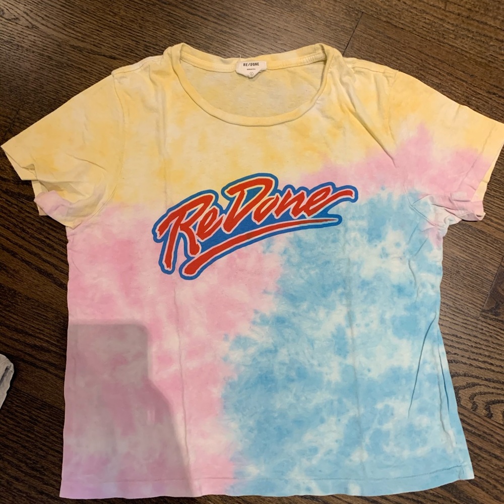 Re/Done “vintage” tie dye tee